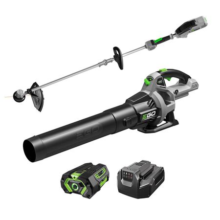 EGO Power+ ST1503LB 15 in. 56 V Battery Trimmer and Blower Combo Kit (Battery & Charger) W/ 4.0 AH BATTERY