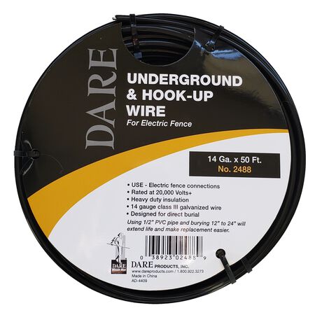 Dare 2000 V Underground and Hook-Up Wire Black