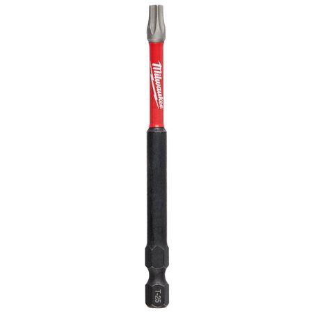 Milwaukee Shockwave Torx T25 X 3-1/2 in. L Impact Power Bit Steel 1 pc