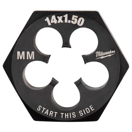 Milwaukee Metric M14x1.5 mm 1-7/16" Hex Threading Die