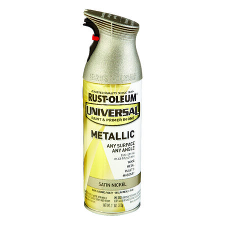 Rust-Oleum Universal Satin Nickel Metallic Spray Paint 11 oz