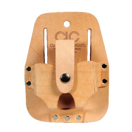 CLC 1 pocket Leather Tape Rule Holder 3.5 in. L X 4.5 in. H Tan