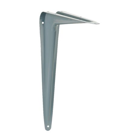 Hampton Gray Steel Shelf Support 18 Ga. 10 in. L 100 lb