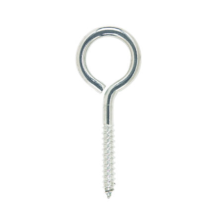 Hampton 3/8 in. X 4-1/2 in. L Stainless Stainless Steel Lag Thread Eyebolt