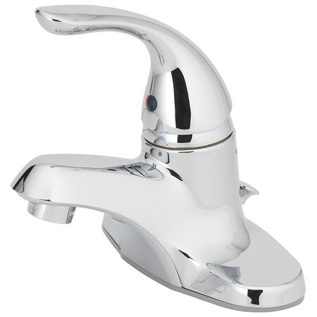 OakBrook Chrome Single-Handle Bathroom Sink Faucet 4 in.