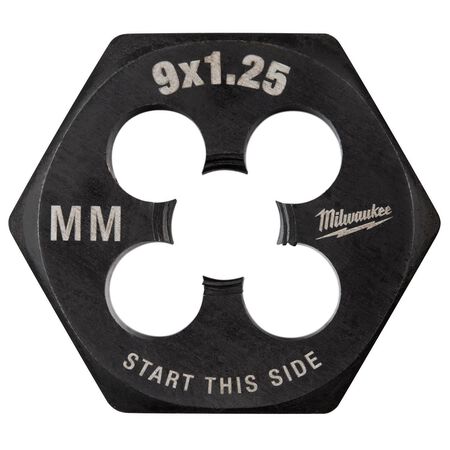 Milwaukee Metric M9x1.25 mm 1" Hex Threading Die