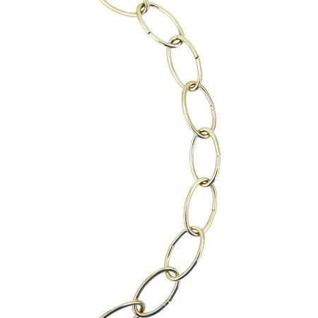 Koch Industries #10 Brass Plated Gold Steel Decorative Chain.175 in. D 600 in.