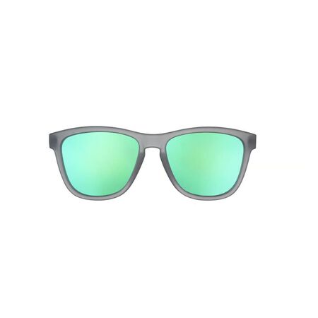 goodr OG - Silverback Squat Mobility Sunglasses Unisex Gray Frame Green Lens Polarized