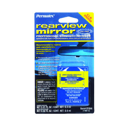 Permatex Automotive Mirror Adhesive Liquid 0.01 oz