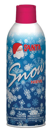 Santa Christmas Spray Snow White Aluminum 1 each
