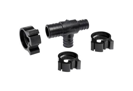 Flair-It PEXLock 1 in. PEX X 3/4 in. D PEX Plastic Reducing Tee