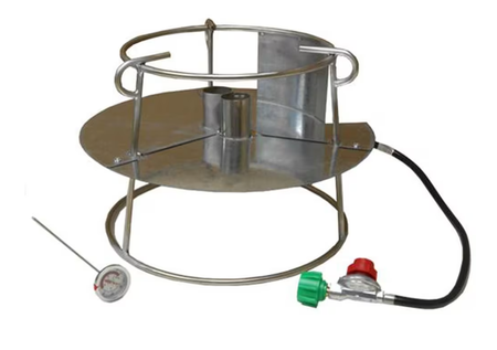 Stainless Steel King Kooker 12" Double Jet Outdoor Stove