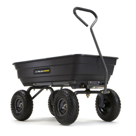 Gorilla Carts Poly Dump Cart 600 lb. cap.