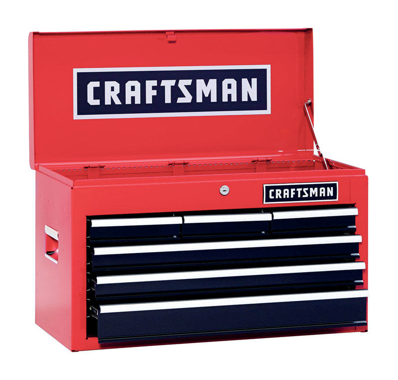 Craftsman 6 drawer Top Tool Chest 12 in. D x 26 in. W x 15-1/4 in. H ...
