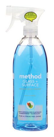 Method Mint Scent Glass and Surface Cleaner 28 oz. Liquid For Multi-Surface