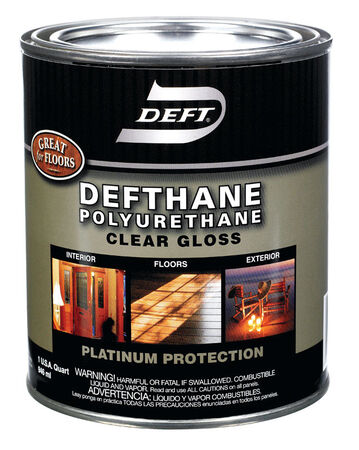 Deft Gloss Clear Oil-Based Polyurethane 1 qt