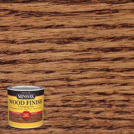 Minwax Wood Finish Semi-Transparent Red Oak Oil-Based Penetrating Wood Stain 1/2 pt