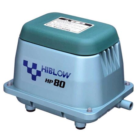 Hiblow HP 80 .1 hp 1056 gph Aluminum Switchless AC and Battery Septic Air Pump