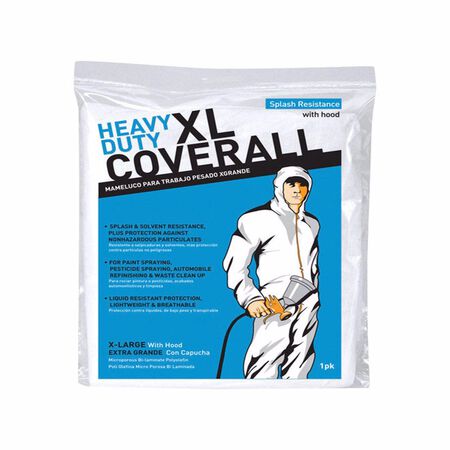 Trimaco Polyolefin Coveralls White XL 1 Pack