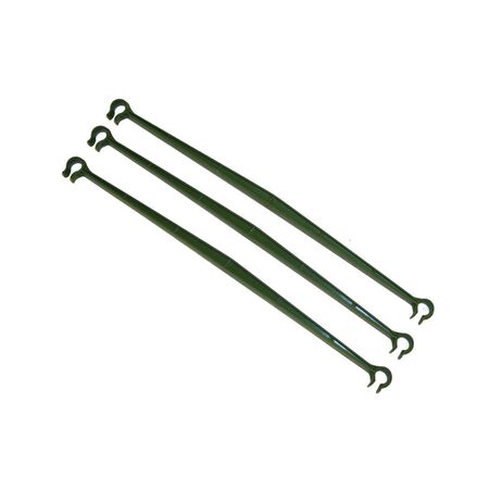 Gardener's Blue Ribbon Green Steel Garden Stakes