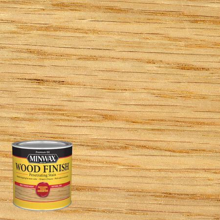 Minwax Wood Finish Semi-Transparent Natural Oil-Based Penetrating Wood Stain 1/2 pt