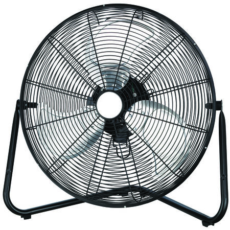 Aire One High Velocity Fan 18 in. H x 18 in. Dia. AC 3 blade Black