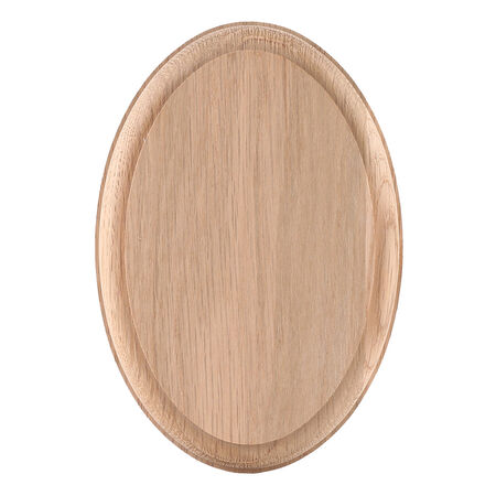 Rosette Oak 4 7/16 x 6 1/ 2"