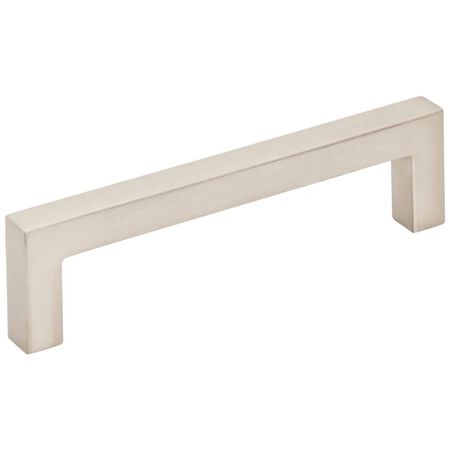 105mm Overall Length square bar pull Holes are 96mm center Satin Nickel