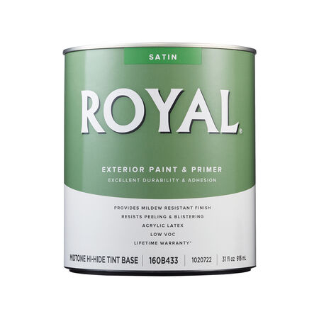 Royal Satin Tint Base Mid-Tone Base Paint Exterior 1 qt