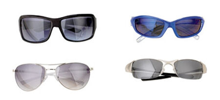 Diamond Visions Assorted Sunglasses Plastic 1 pk