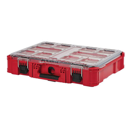 Milwaukee Packout 15 in. W X 4.61 in. H Storage Organizer Impact-Resistant Poly 10 compartments Red