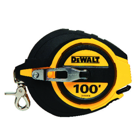 DeWalt 100 ft. L X 0.38 in. W Closed Case Long Tape Measure 1 pk