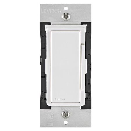 Leviton Decora Rocker Smart-Enabled Fan Control Switch White 1 pk