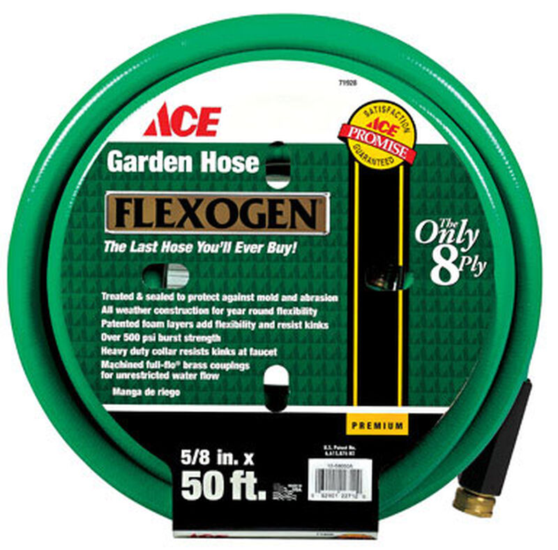 Ace 5/8 in. Dia. x 50 ft. L Garden Hose Kink Resistant Stine Home