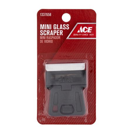 Ace 1-1/2 in. W Steel Single-Edge Glass Scraper