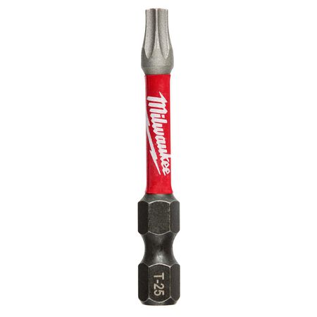 Milwaukee Shockwave Torx T25 X 2 in. L Screwdriver Bit Steel 1 pc
