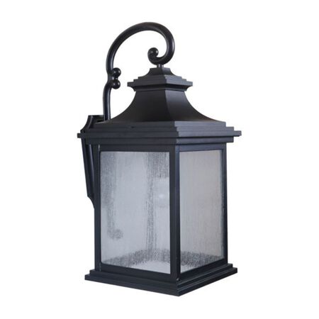 Craftmade Gentry 1 Light Large Outdoor Wall Lantern in Midnight
