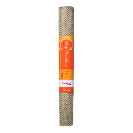 Con-Tact Grip Premium 4 ft. L X 20 in. W Taupe Non-Adhesive Shelf Liner