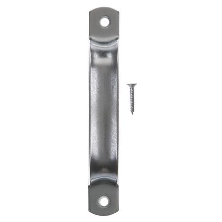 Ace 6.5 in. L Zinc-Plated Silver Steel Door Pull