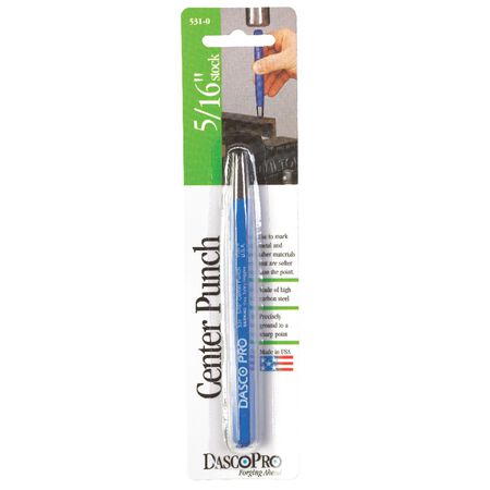 Dasco Pro 5/16 in. High Carbon Steel Center Punch 4-1/2 in. L 1 pc