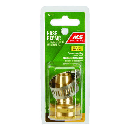 Ace 5/8 Hose Barb x 3/4 FHT in. Brass Threaded Female Hose Repair
