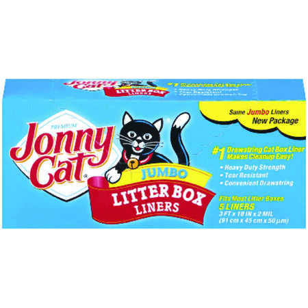 Jonny Cat No Scent Litter Box Liners 5 lb