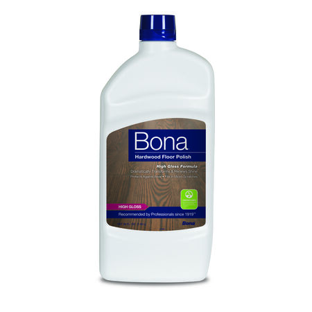 Bona High Gloss Hardwood Floor Polish Liquid 36 oz