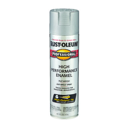 Rust-Oleum Professional Gloss Light Machine Gray Spray Paint 15 oz