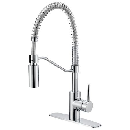 Boston Harbor Chrome Pull-Down Kitchen Faucet