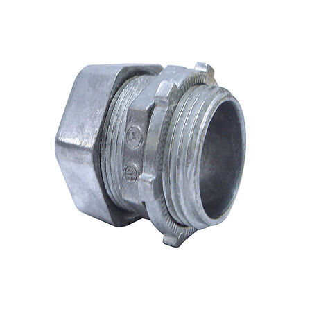 Sigma Engineered Solutions ProConnex 1/2 in. D Die-Cast Zinc Compression Connector For EMT 1 pk