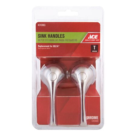 Ace For Delta Chrome Bathroom Faucet Handles