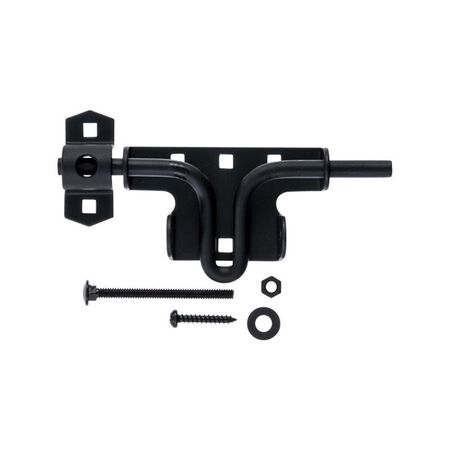 Ace 10.52 in. H X 4.75 in. W X 1.22 in. L Gloss Zinc Slide Bolt Gate Latch