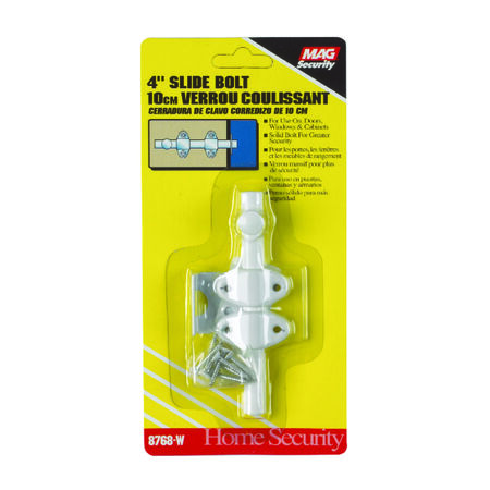 Prime-Line 4 in. L Painted Surface Bolt