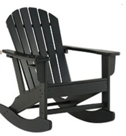 Ashley Adirondack Rocker Sundown Treasure Black